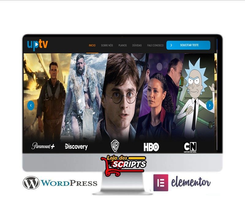 IPTV Landing - WorPress - COD-9845